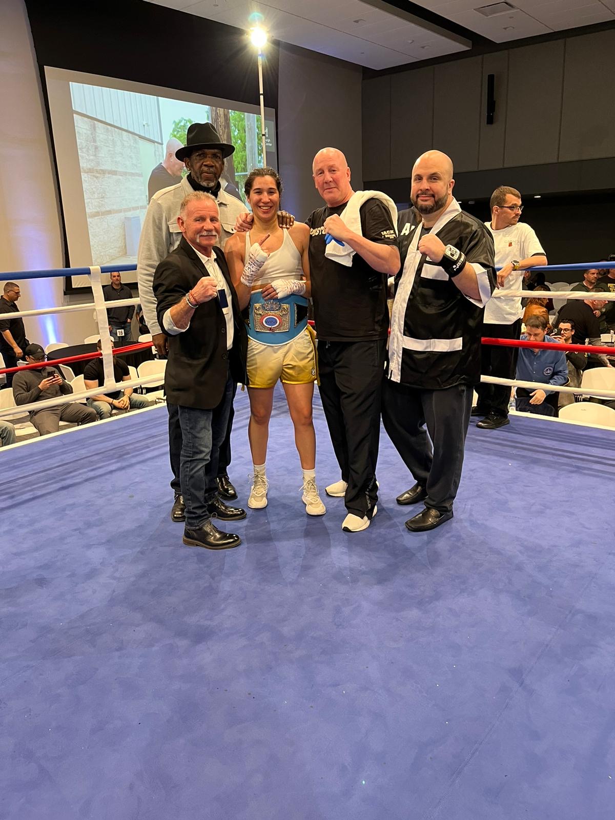 Read more about the article Mary Casamassa won a 10 round unanimous decision over Olivia Gerula to win the vacant WIBA Super Middleweight World Title
