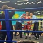 Angelina Lukas won a 2nd round TKO to win the vacant WIBA Super Flyweight World Title today in China